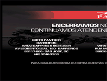 Tablet Screenshot of motopanther.com.br